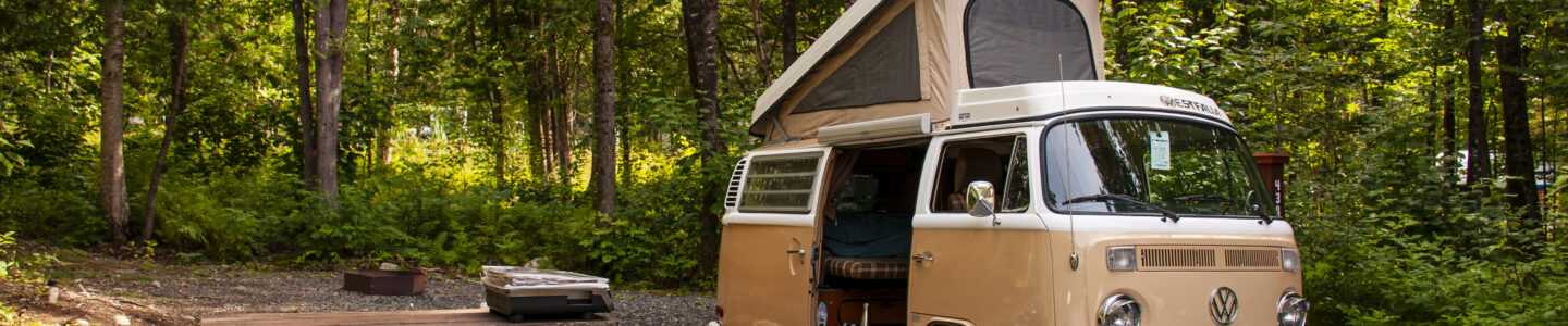 Camping Aventure Mégantic vanlife site 2 services